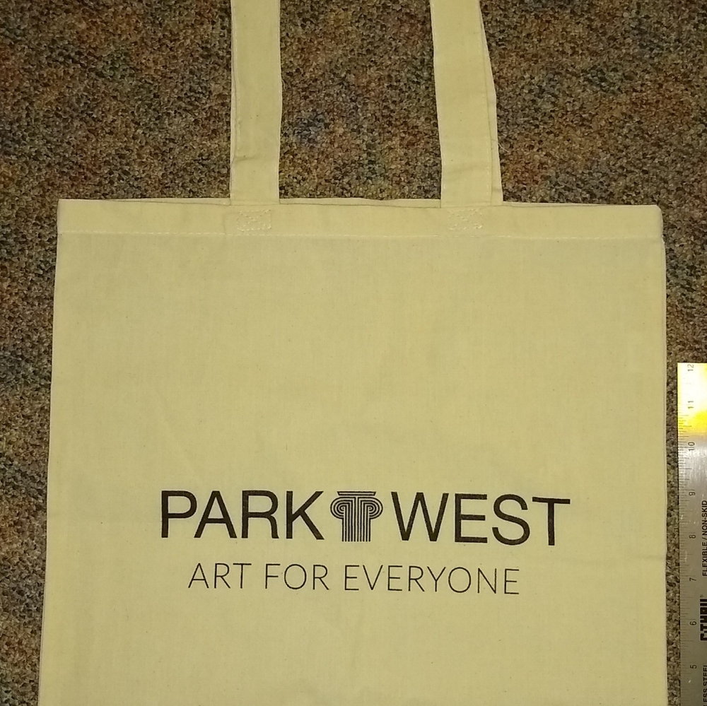 Park West Canvas Reusable Tote Bag Cotton